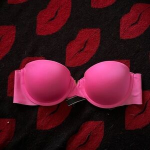 Victoria’s Secret sexy illusions pink strapless bra 32B